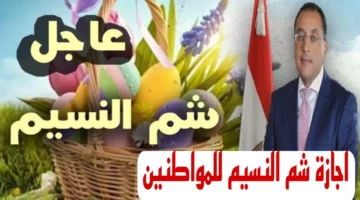 اجازات بالكوم.. موعد اجازة شم النسيم 2024  في القطاعين الحكومي والخاص